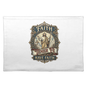 Jesus Bilingual Multicultural Families Shirt Faith Cloth Placemat
