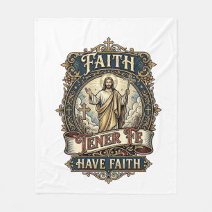 Jesus Bilingual Multicultural Families Shirt Faith Fleece Blanket