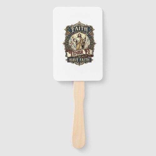 Jesus Bilingual Multicultural Families Shirt Faith Hand Fan