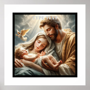 Jesus Birth Scripture Inspirational Art Wall-Decor Poster