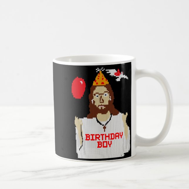 Jesus Birthday Boy Christmas Essential T Shirt  Coffee Mug (Right)