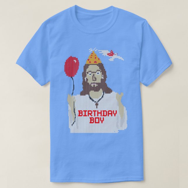 Jesus Birthday Boy Christmas Gifts  T-Shirt (Design Front)