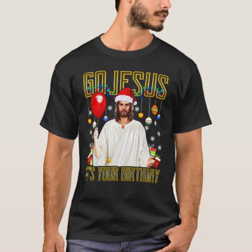 Jesus Birthday Christmas T_Shirt