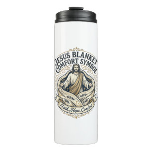 Jesus Blanket Comfort Symbol Jesus Blanket Comfort Thermal Tumbler