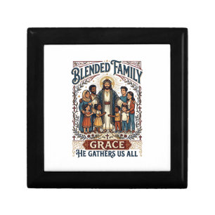 Jesus Blended Family Stepfamily Shirt Christian Gr Gift Box
