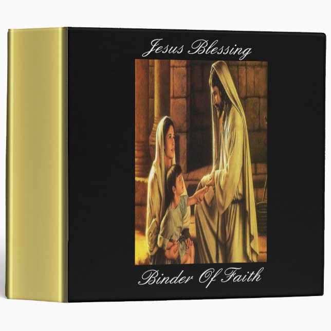 Jesus Blessing Binder (Front/Spine)