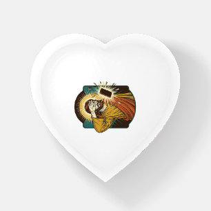 Jesus Blinding Max Phone Brightness Midnight Scrol Paperweight