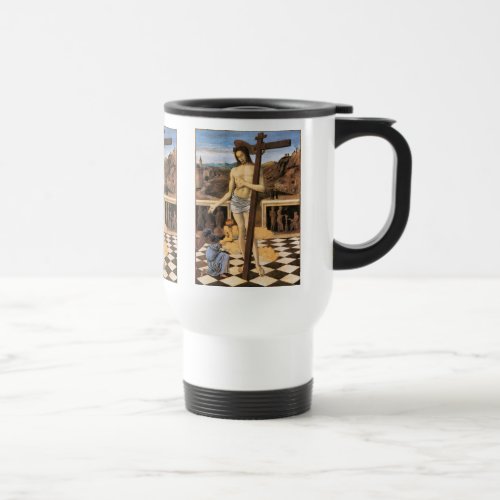 Jesus Blood Of The Redeemer Religious Art Travel Mug