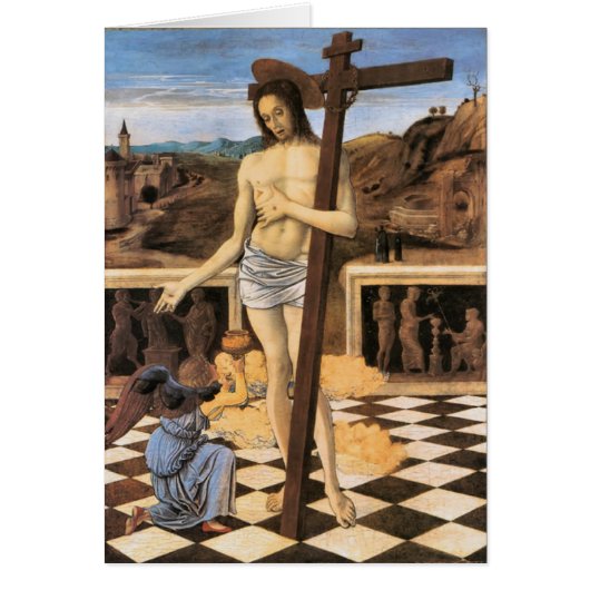 Jesus Blood Of The Redeemer Religious Card (Front)