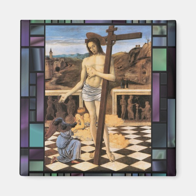 Jesus Blood Of The Redeemer Religious Magnet (Front)