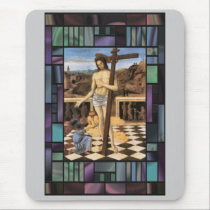 Jesus Blood Of The Redeemer Religious Mouse Pad