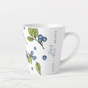 Jesus & Blueberries Latte Mug
