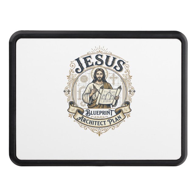 Jesus Blueprint Architect Plan Jesus Blueprint Arc Hitch Cover (Front)
