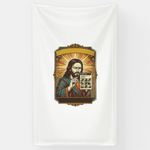 Jesus Blurry Stairs Captcha Test Tech Security Hum Banner