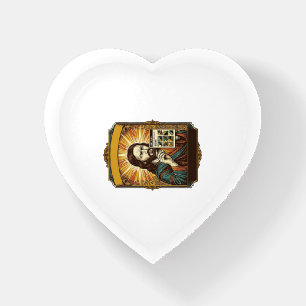 Jesus Blurry Stairs Captcha Test Tech Security Hum Paperweight