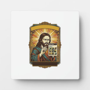 Jesus Blurry Stairs Captcha Test Tech Security Hum Plaque