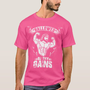 Jesus Bodybuilding T Shirt - Funny Jesus Weight Li