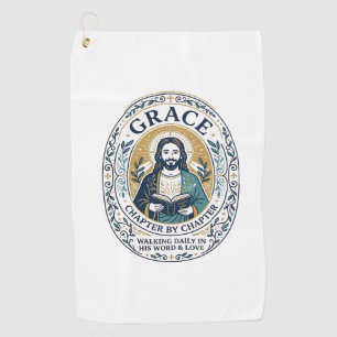 Jesus Book Club Reading Community Graphic Tee Chri Golf Towel