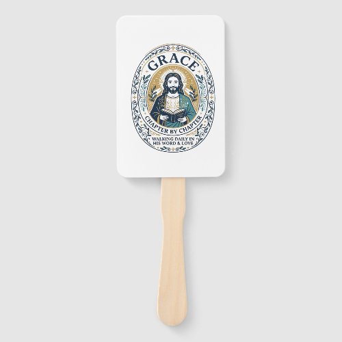 Jesus Book Club Reading Community Graphic Tee Chri Hand Fan