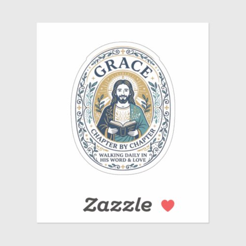 Jesus Book Club Reading Community Graphic Tee Chri Sticker
