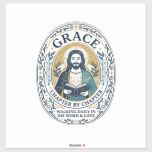 Jesus Book Club Reading Community Graphic Tee Chri Sticker