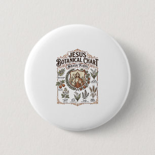 Jesus Botanical Chart Biblical Plants Jesus Botani Button