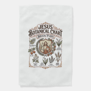 Jesus Botanical Chart Biblical Plants Jesus Botani Garden Flag