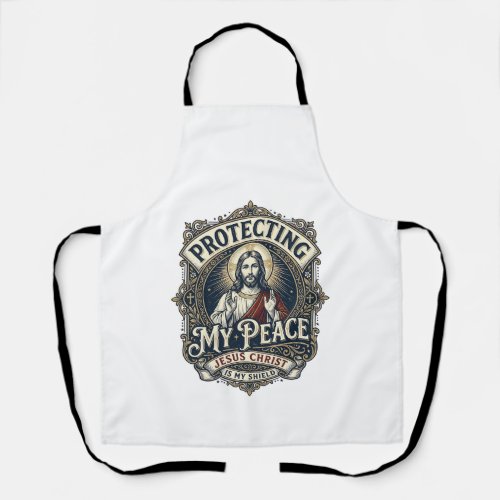Jesus Boundaries Self Respect Shirt Faith Based De Apron