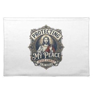 Jesus Boundaries Self Respect Shirt Faith Based De Cloth Placemat