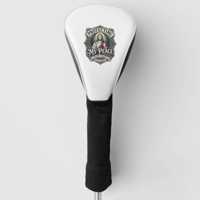 Jesus Boundaries Self Respect Shirt Faith Based De Golf Head Cover (Front)