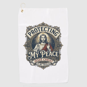 Jesus Boundaries Self Respect Shirt Faith Based De Golf Towel