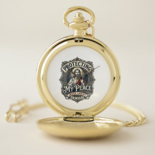 Jesus Boundaries Self Respect Shirt Faith Based De Pocket Watch