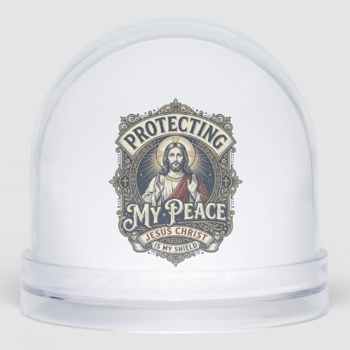Jesus Boundaries Self Respect Shirt Faith Based De Snow Globe
