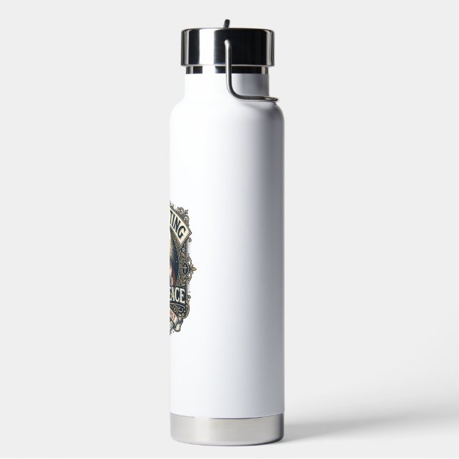 Jesus Boundaries Self Respect Shirt Faith Based De Water Bottle (Left)