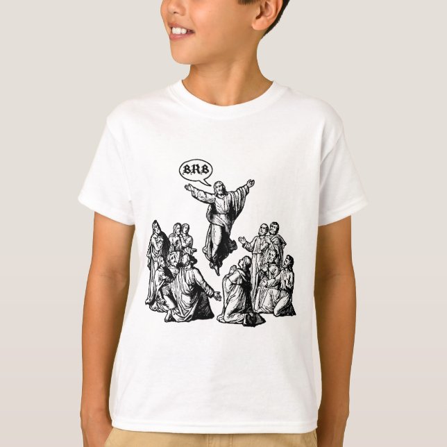Jesus BRB lol shirt (Front)