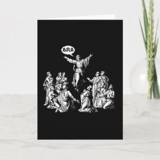 Jesus BRB lol shirt Card