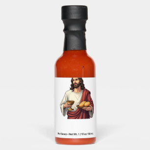 Jesus Bread Wine Vintage Engraving Tee 2 Hot Sauces