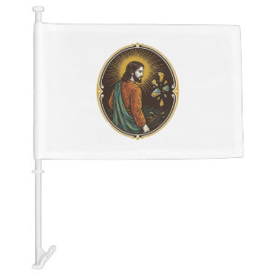 Jesus Broken Glass Dance Floor Party Danger Club H Car Flag