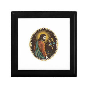 Jesus Broken Glass Dance Floor Party Danger Club H Gift Box