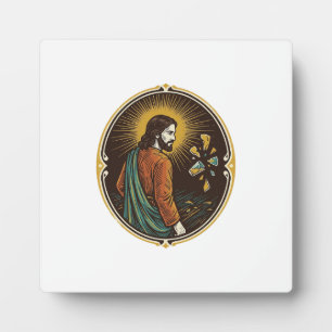 Jesus Broken Glass Dance Floor Party Danger Club H Plaque
