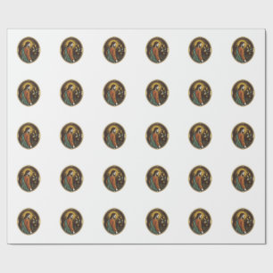 Jesus Broken Glass Dance Floor Party Danger Club H Wrapping Paper
