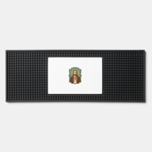 Jesus Broken Wine Cork Stuck Bottle Sommelier Part Bar Mat