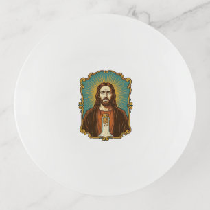 Jesus Broken Wine Cork Stuck Bottle Sommelier Part Trinket Tray