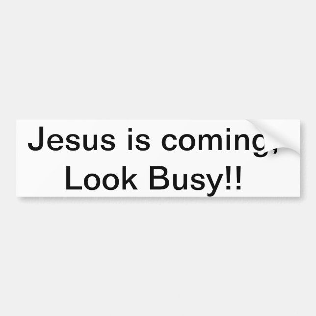JESUS BUMPER STICKER (Front)