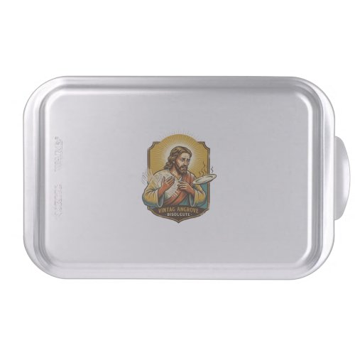Jesus Burned Finger Taking Plate Out Microwave Kit Cake Pan