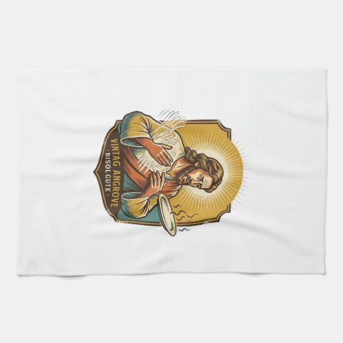 Jesus Burned Finger Taking Plate Out Microwave Kit Kitchen Towel