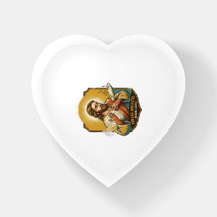 Jesus Burned Finger Taking Plate Out Microwave Kit Paperweight