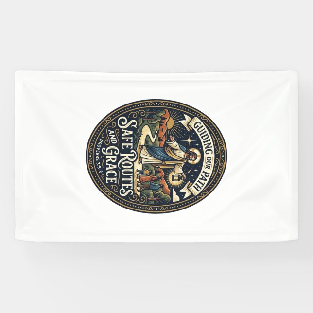 Jesus Bus Driver Transit Worker Shirt Faith Based  Banner (Horizontal)