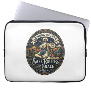 Jesus Bus Driver Transit Worker Shirt Faith Based  Laptop Sleeve