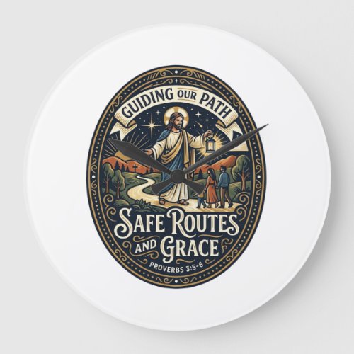 Jesus Bus Driver Transit Worker Shirt Faith Based Large Clock